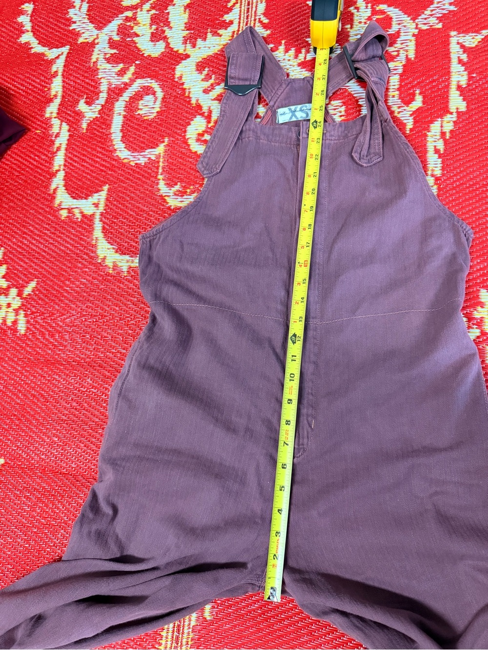 We The Free Sz XS Dusty Rose Overalls with Metal Buckles Cotton Blend - Picture 9 of 14